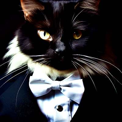 Black Cat PFP 4 - Free profile picture