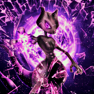 Mewtwo PFP 12 - Free profile picture
