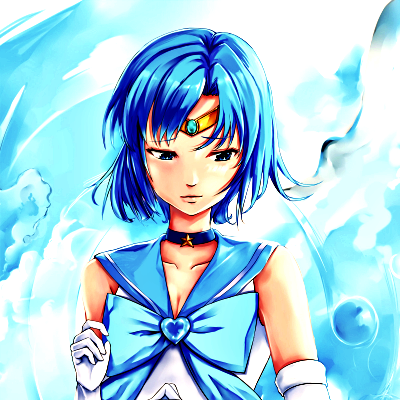Sailor Mercury PFP 1 - Free profile picture