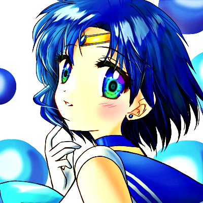 Sailor Mercury PFP 2 - Free profile picture