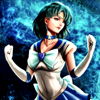 Sailor Mercury PFP 4 - Free profile picture