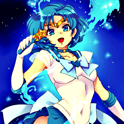 Sailor Mercury PFP 6 - Free profile picture