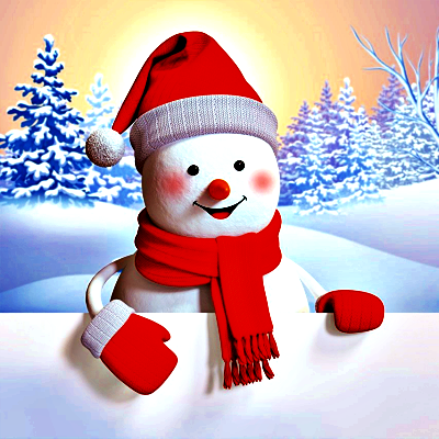 Snowman PFP 18 - Free profile picture